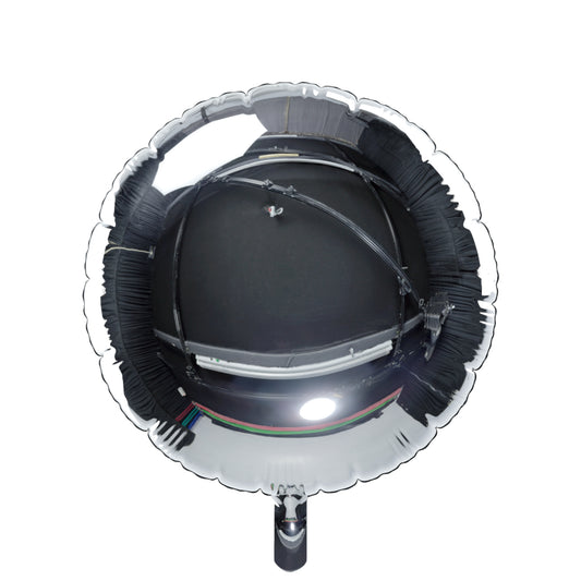 Googly Eye CruMylar Balloon — Cute Black & White Round Party Balloon