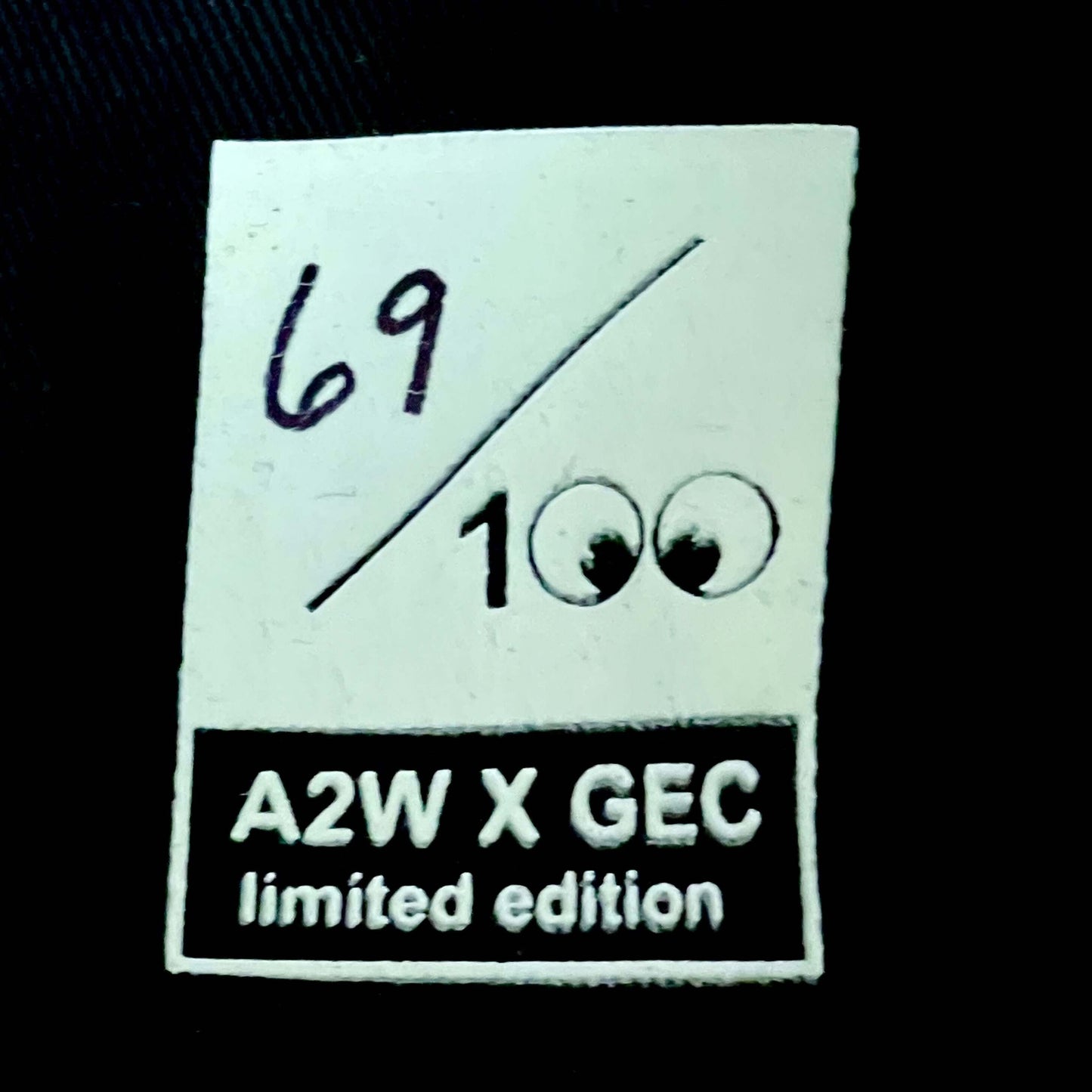 BAG: Googly Eye Cru x Art To Ware limited edition Glow in the Dark Tote Bag