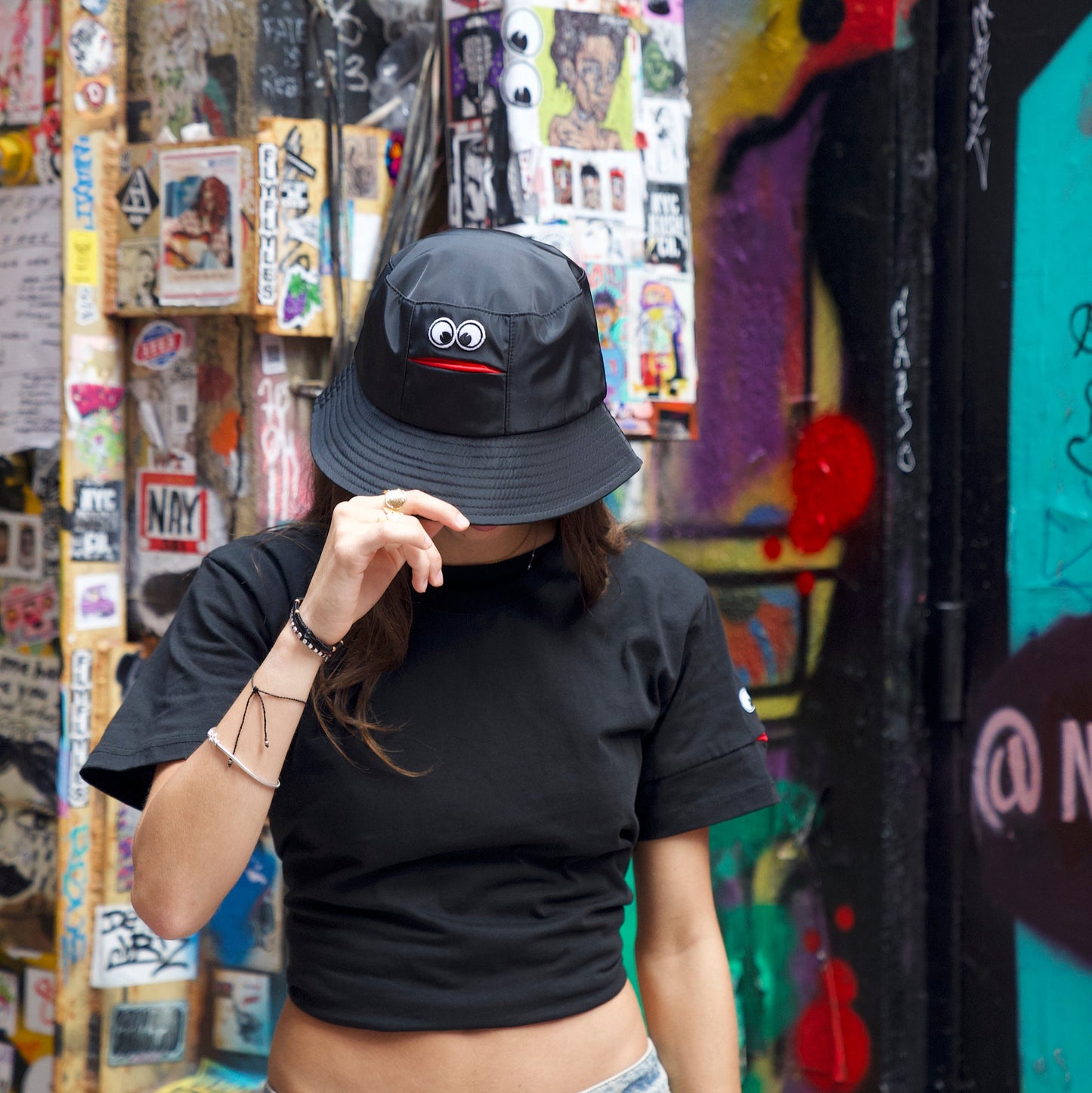TONGUE BUCKET HAT: Adult size
