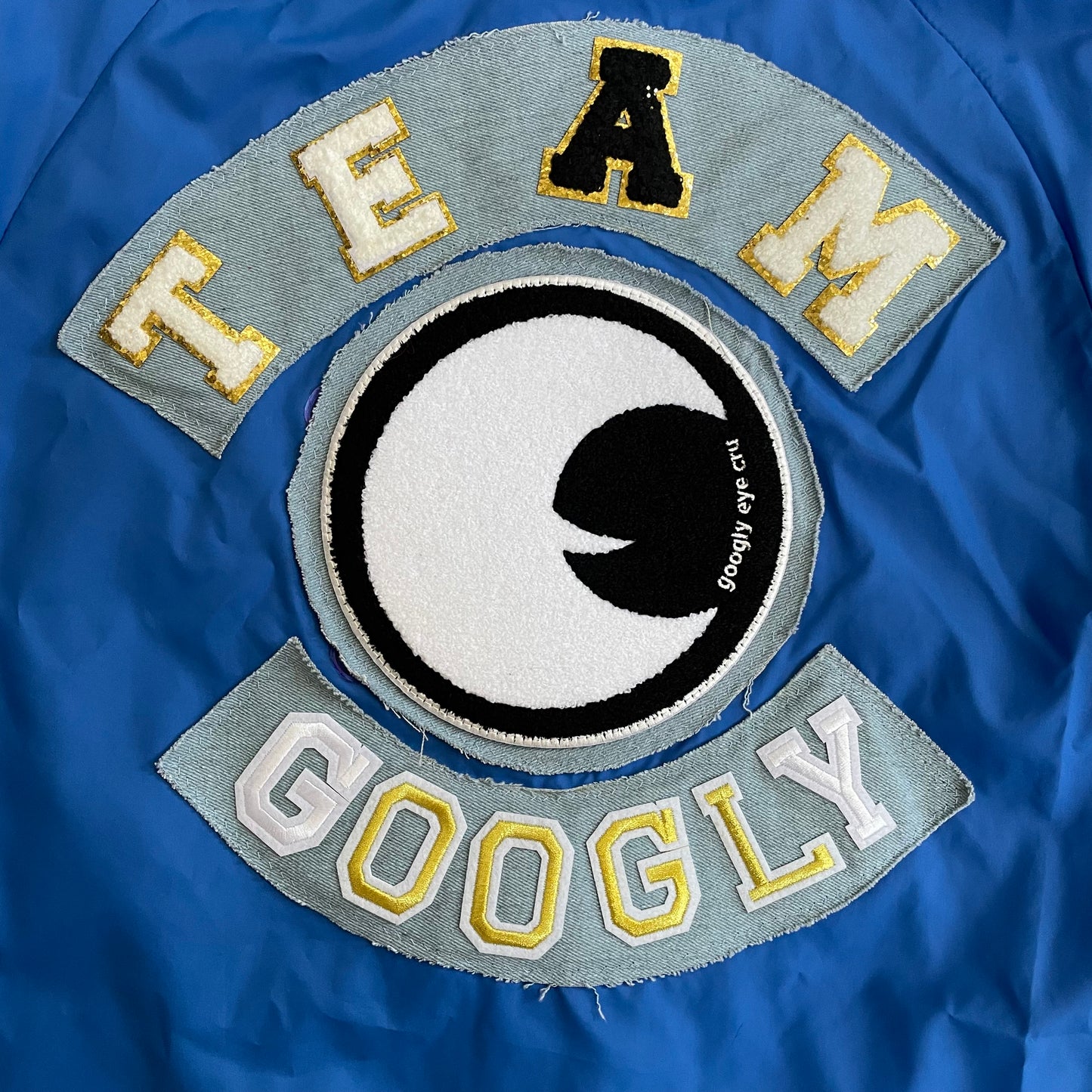 Upcycled Team Googly Coaches jacket