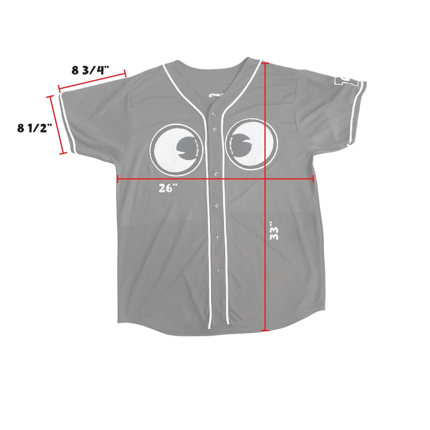 UPCYCLED Knit Mesh Baseball Jersey w/ Chenille patches