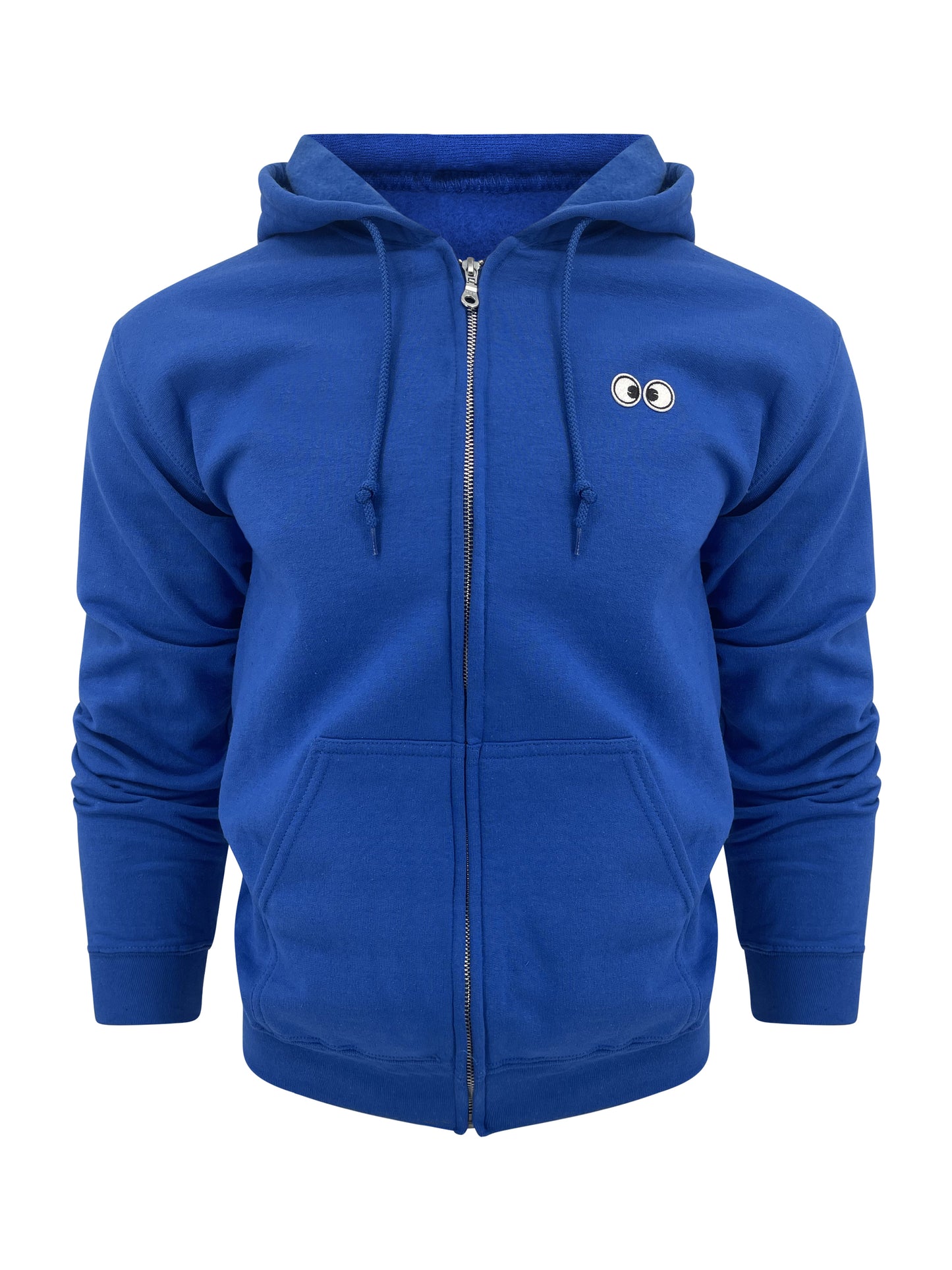 SWEATSHIRT: Googly Eye Cru Full Zip Hood
