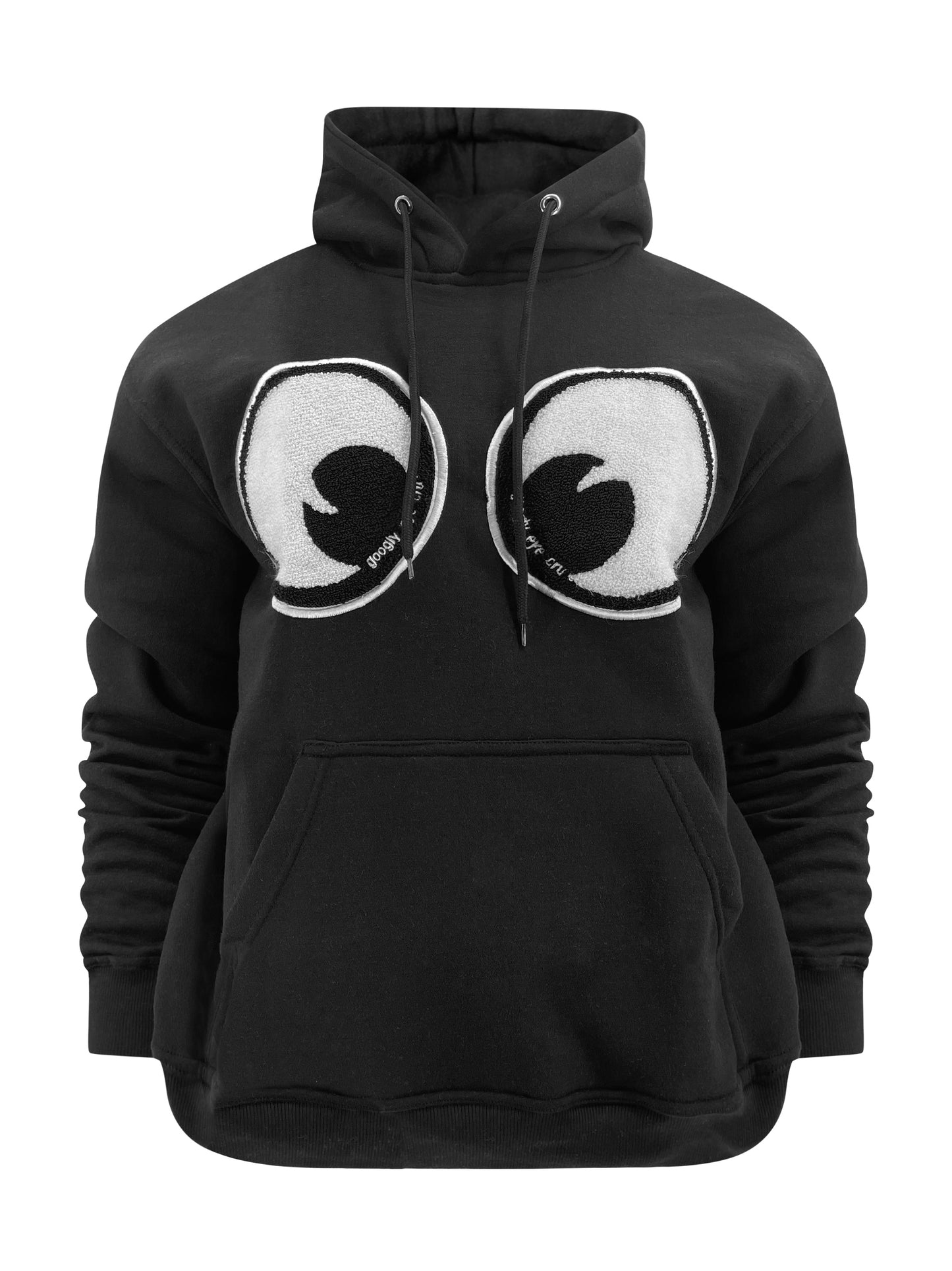 SWEATSHIRT: Big Chenille Eyes Pull over hood