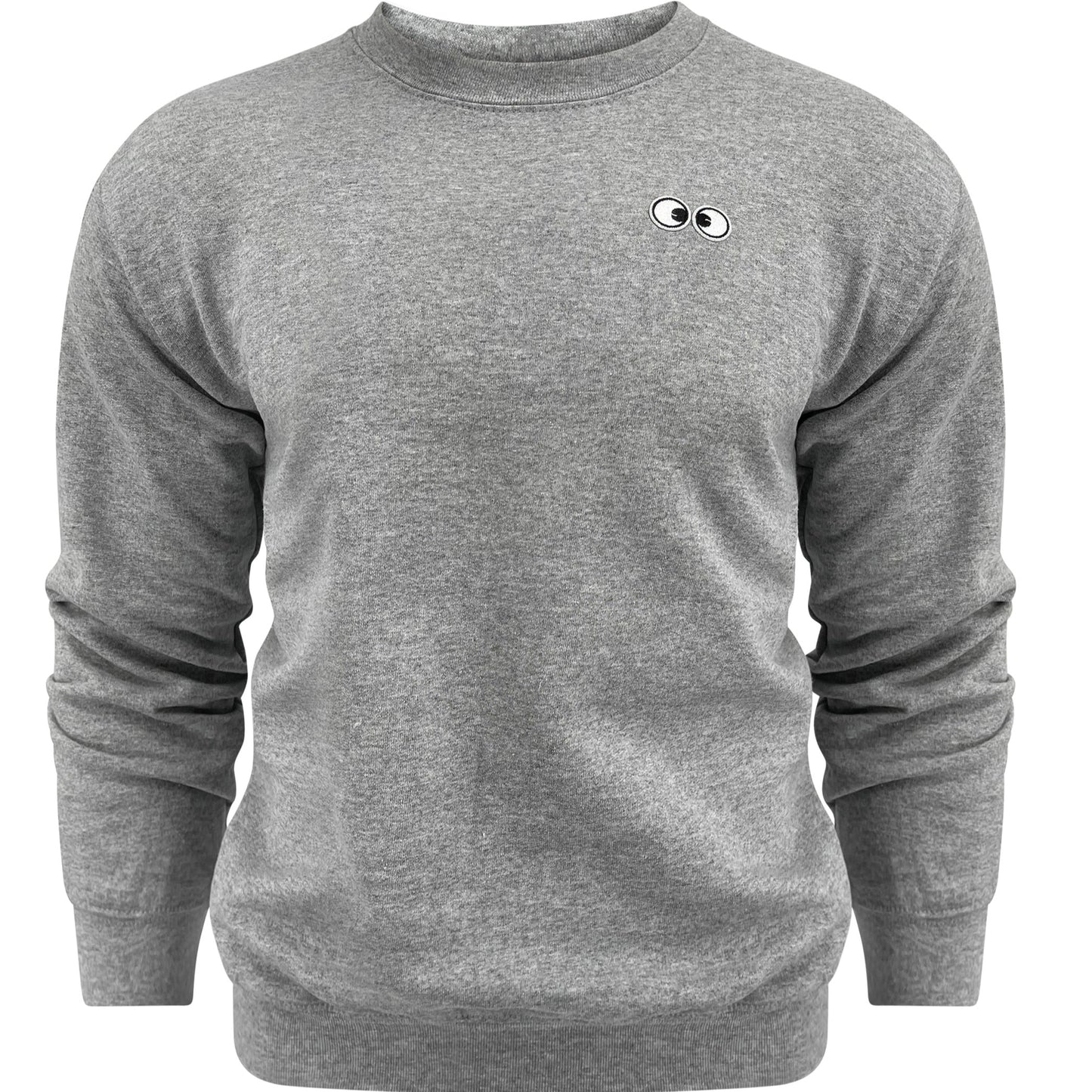 SWEATSHIRT: Googly Eye Cru BIG EYES CRU NECK