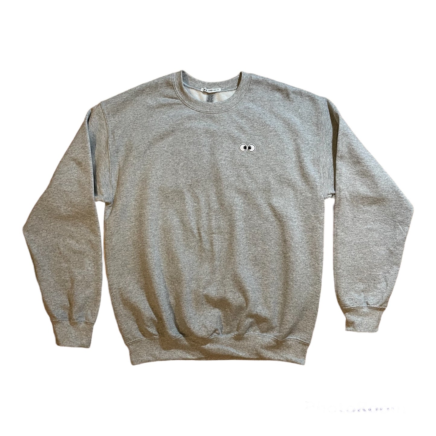 SWEATSHIRT: Googly Eye Cru BIG EYES CRU NECK
