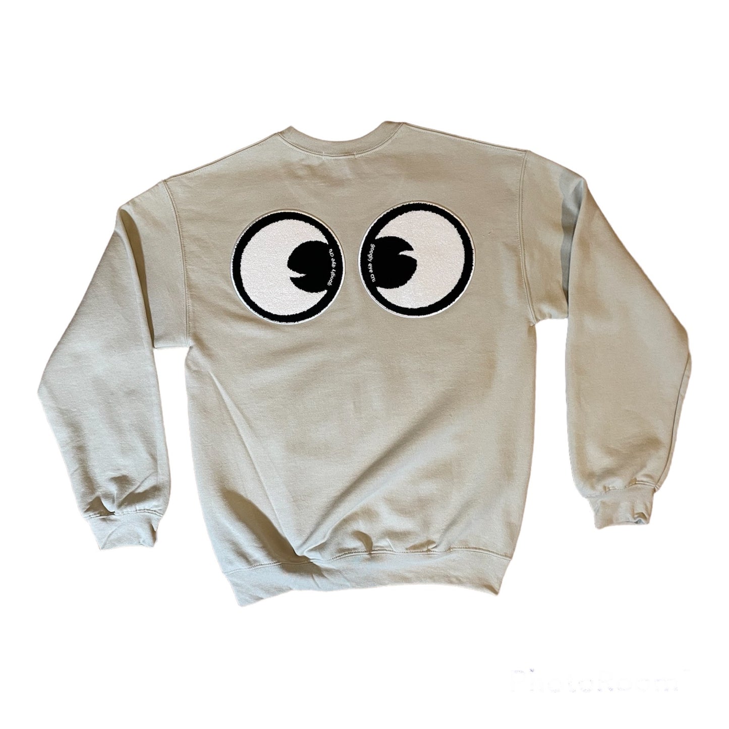 SWEATSHIRT: Googly Eye Cru BIG EYES CRU NECK