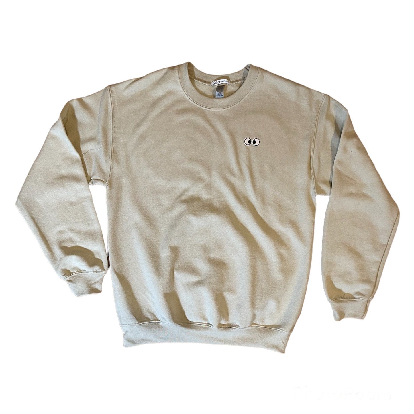 SWEATSHIRT: Googly Eye Cru BIG EYES CRU NECK