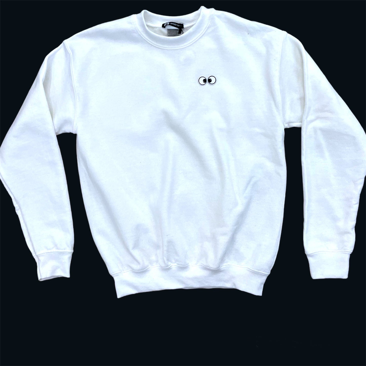 YOUTH: SWEATSHIRT: Googly Eye Cru BIG EYES CRU NECK
