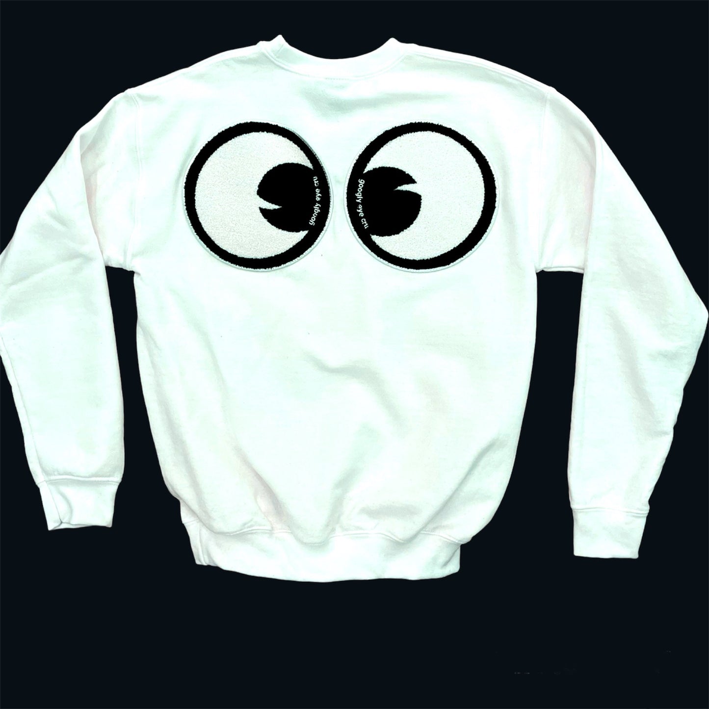 YOUTH: SWEATSHIRT: Googly Eye Cru BIG EYES CRU NECK
