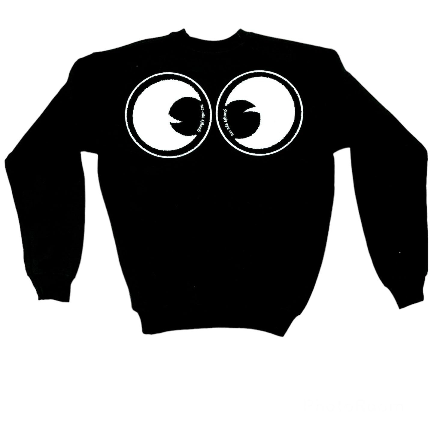 YOUTH: SWEATSHIRT: Googly Eye Cru BIG EYES CRU NECK