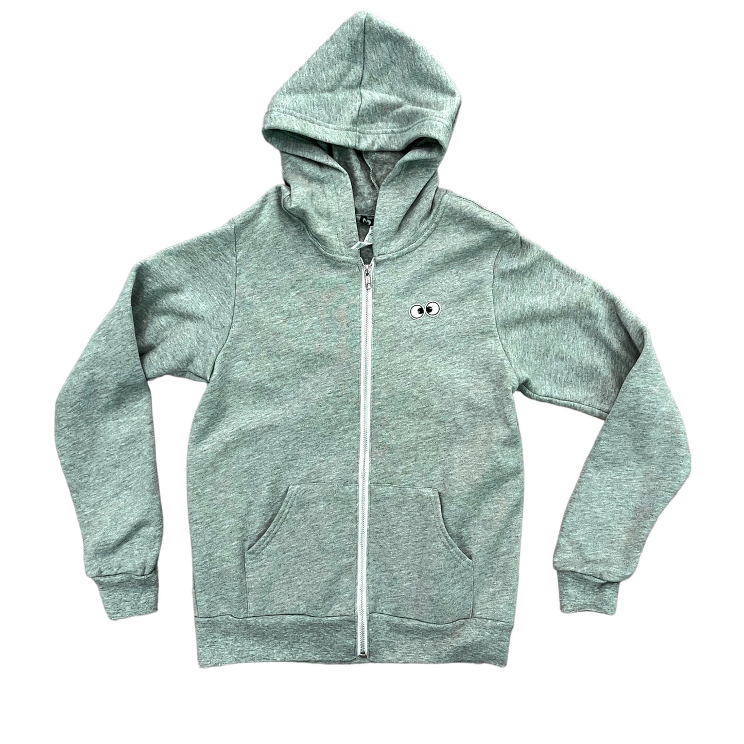 YOUTH: SWEATSHIRT Googly Eye Cru Full Zip Hood