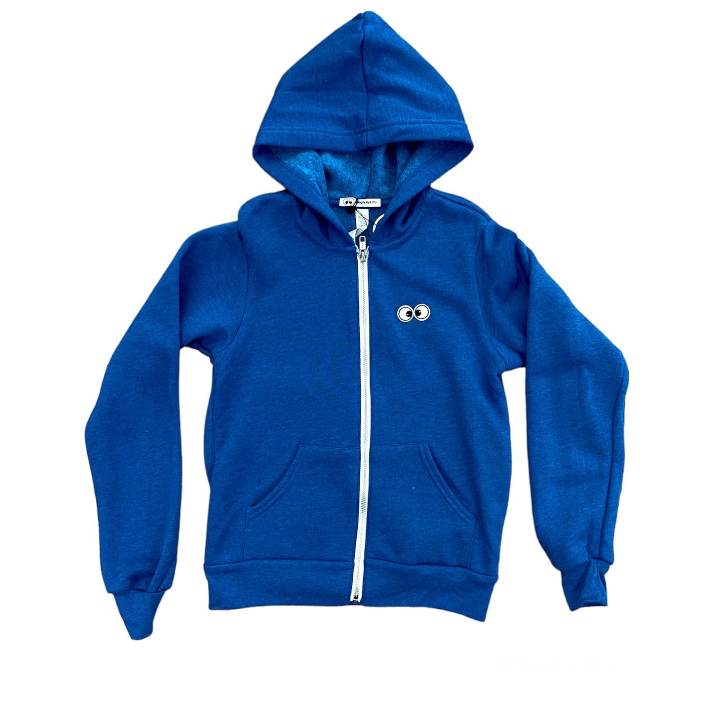 YOUTH: SWEATSHIRT Googly Eye Cru Full Zip Hood