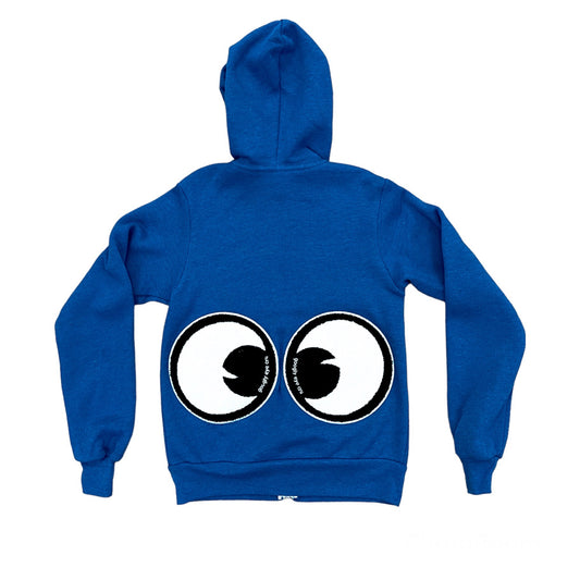 YOUTH: SWEATSHIRT Googly Eye Cru Full Zip Hood