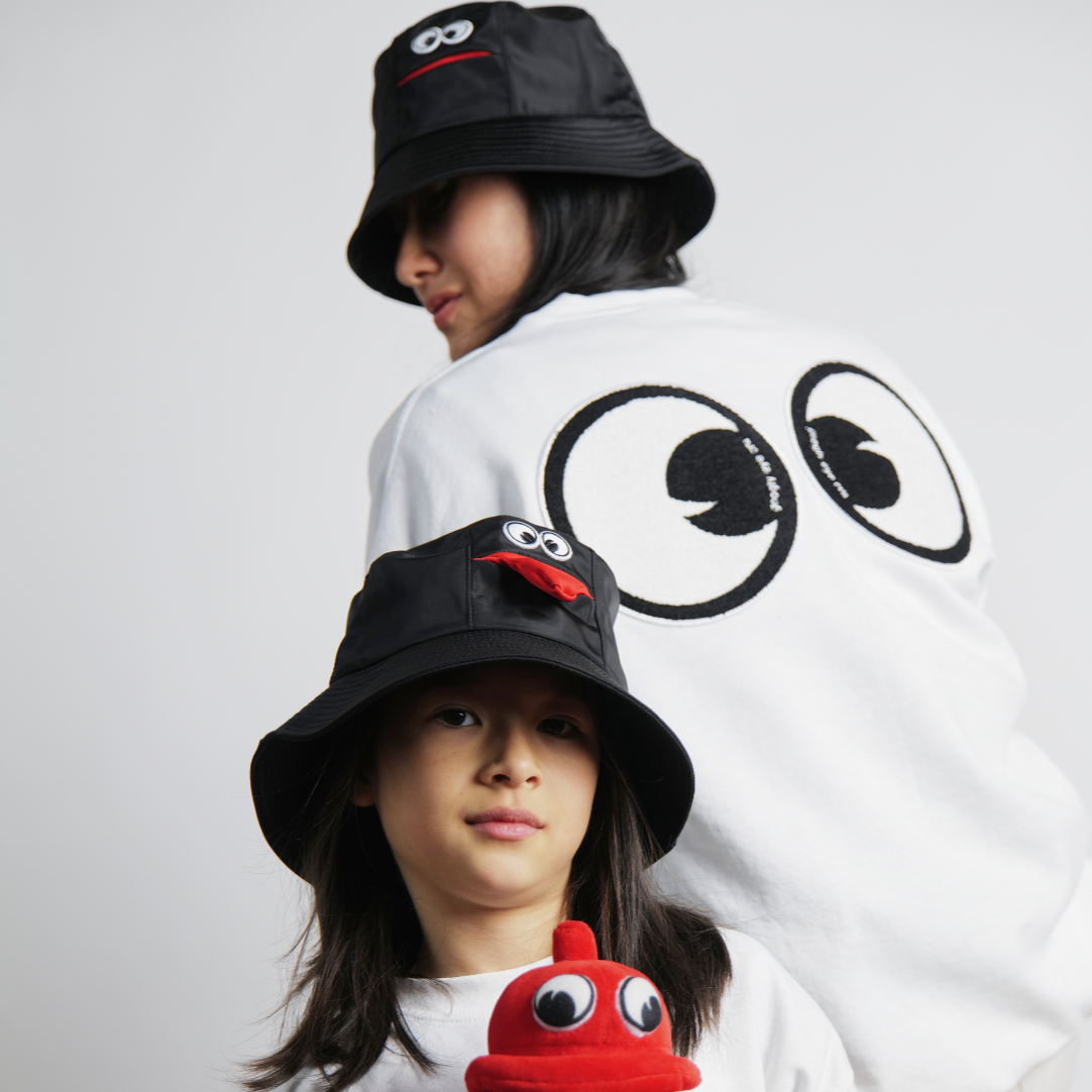 TONGUE BUCKET HAT: Adult size