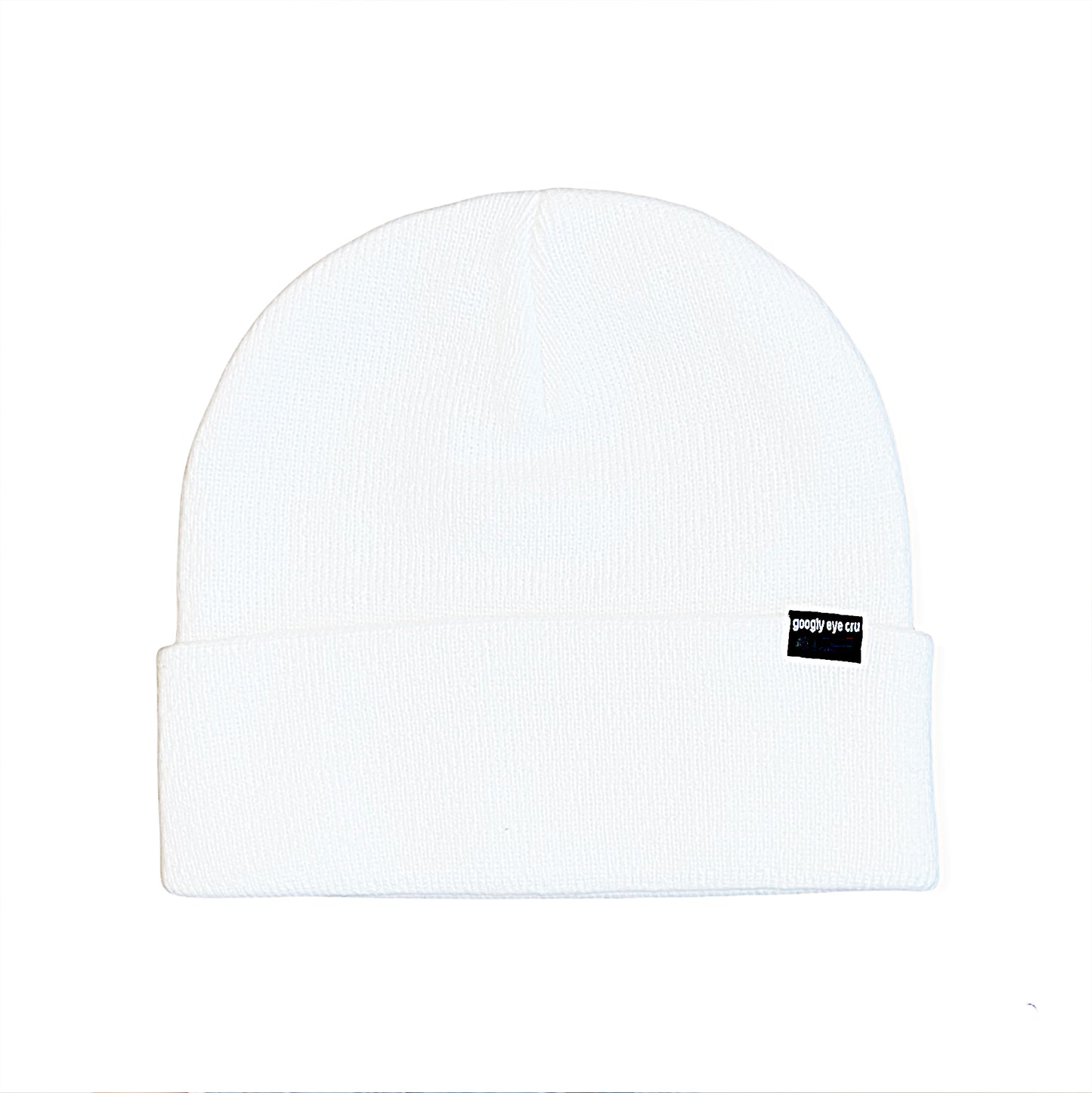 HAT: Googly Eye Cru Acrylic Beanie