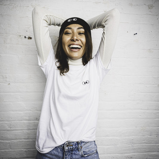 TEE: Cross Eyed Short Sleeve Cru Neck Tee