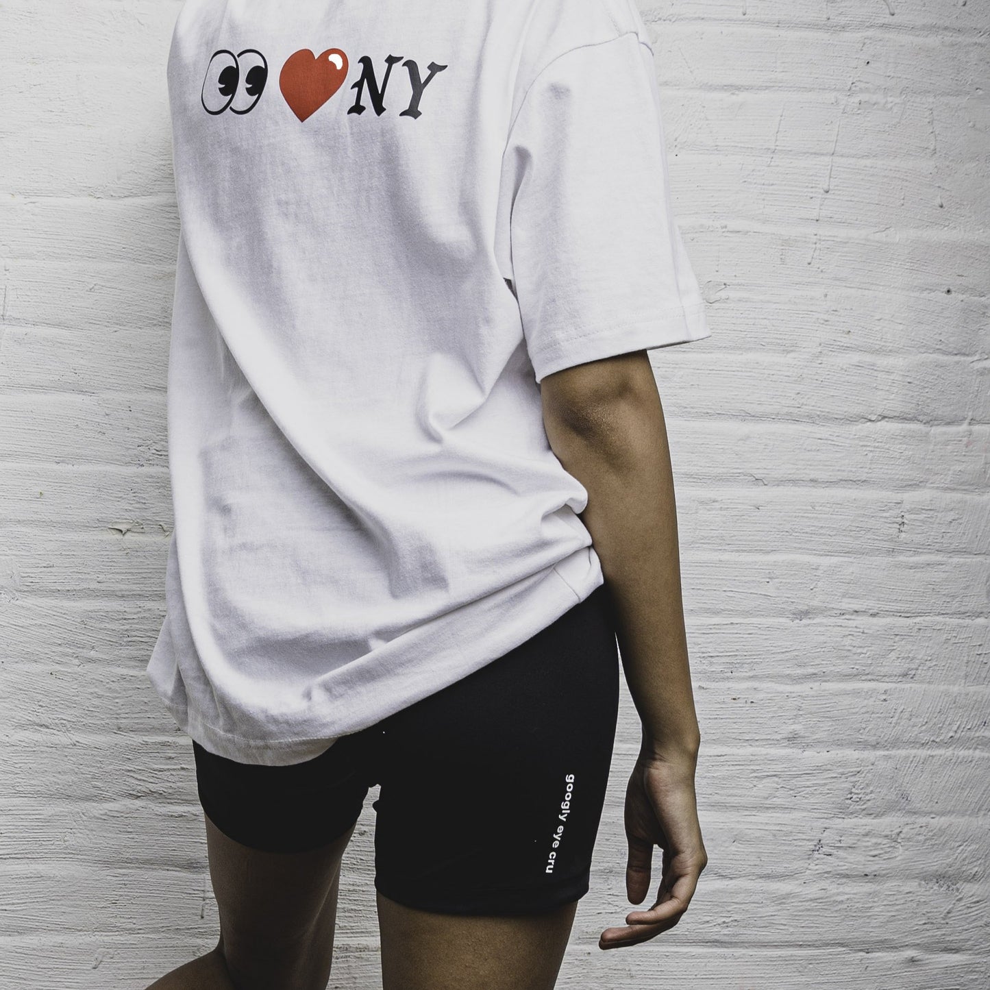 SHORTS: Googly Biker Shorts