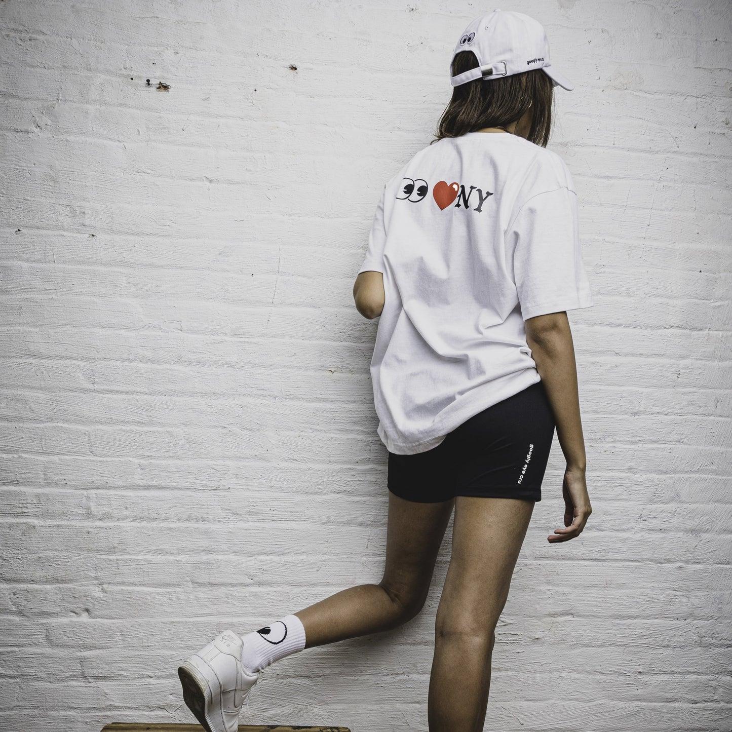 SHORTS: Googly Biker Shorts