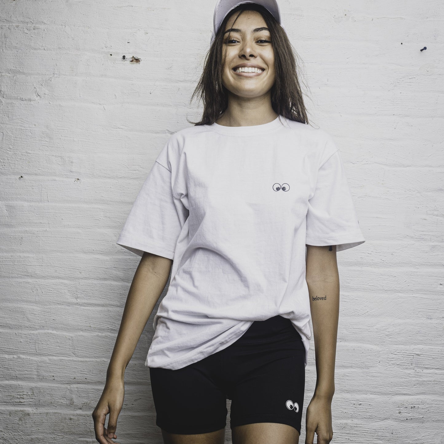 SHORTS: Googly Biker Shorts