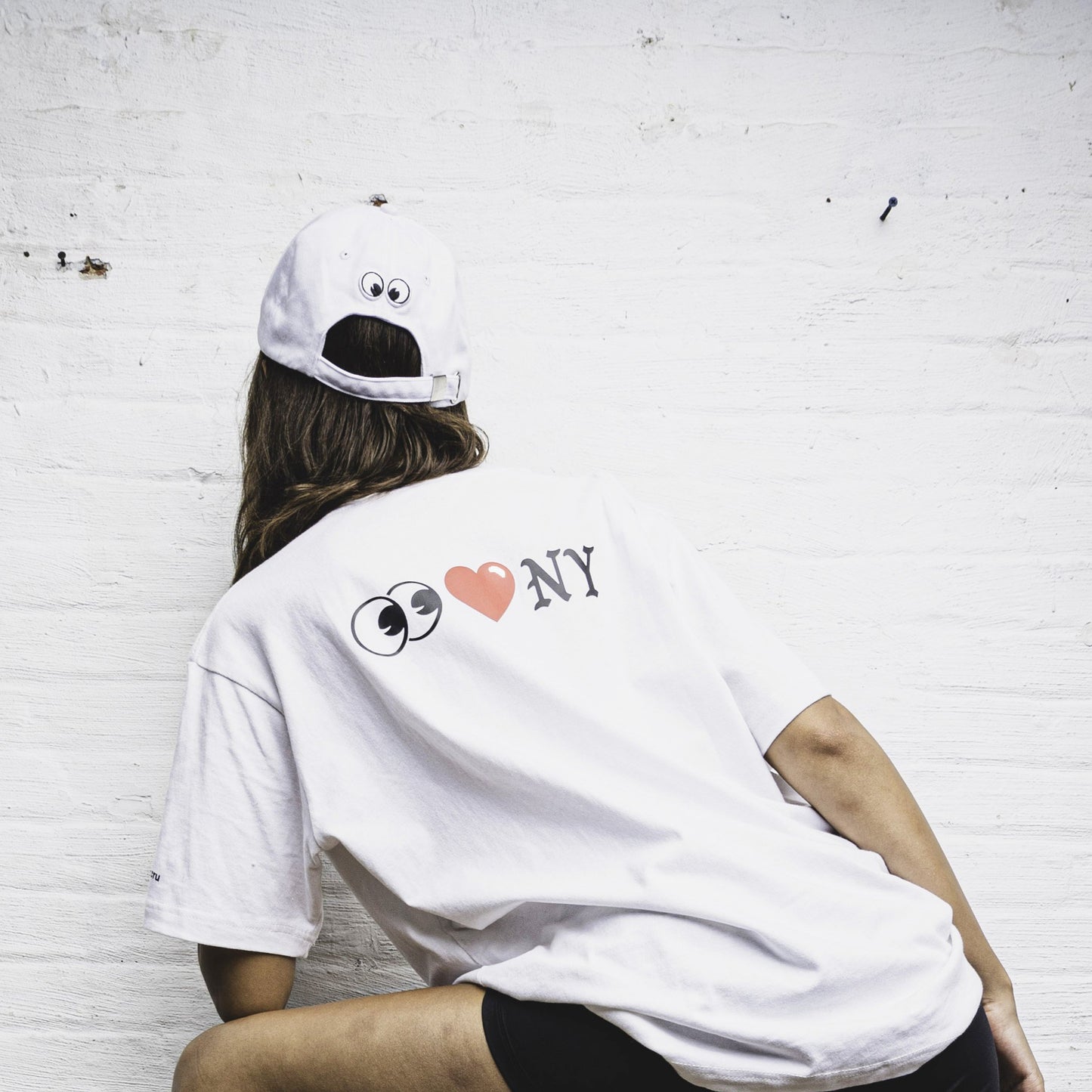 TEE: Eye Love NY Oversized Cru Neck