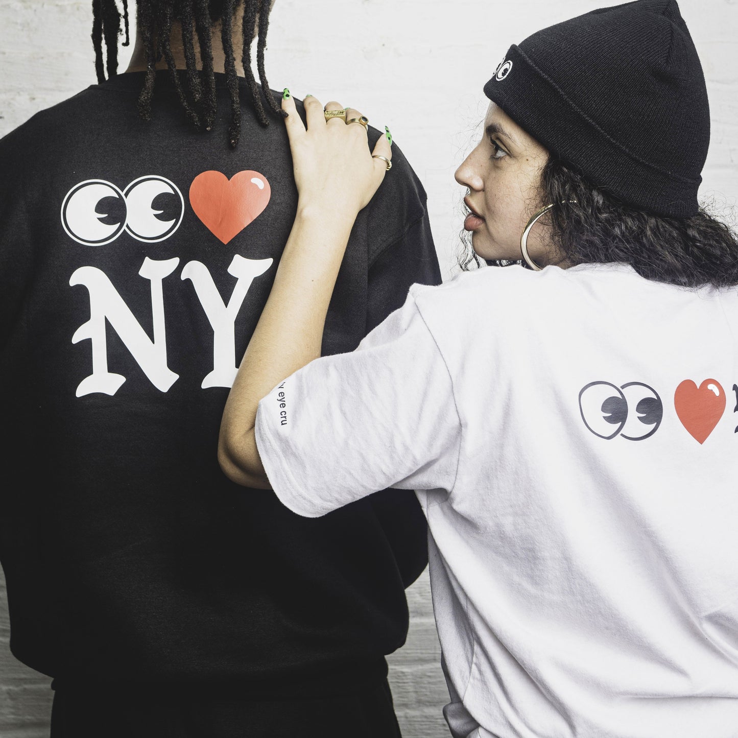 TEE: Eye Love NY Oversized Cru Neck