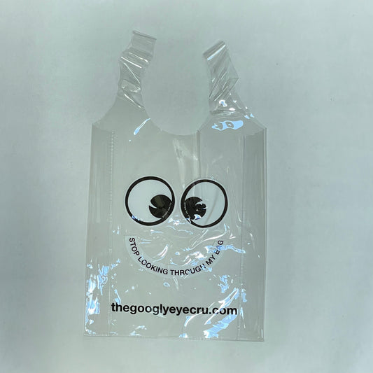 BAG SMALL Clear reusable biodegradable PVC bag
