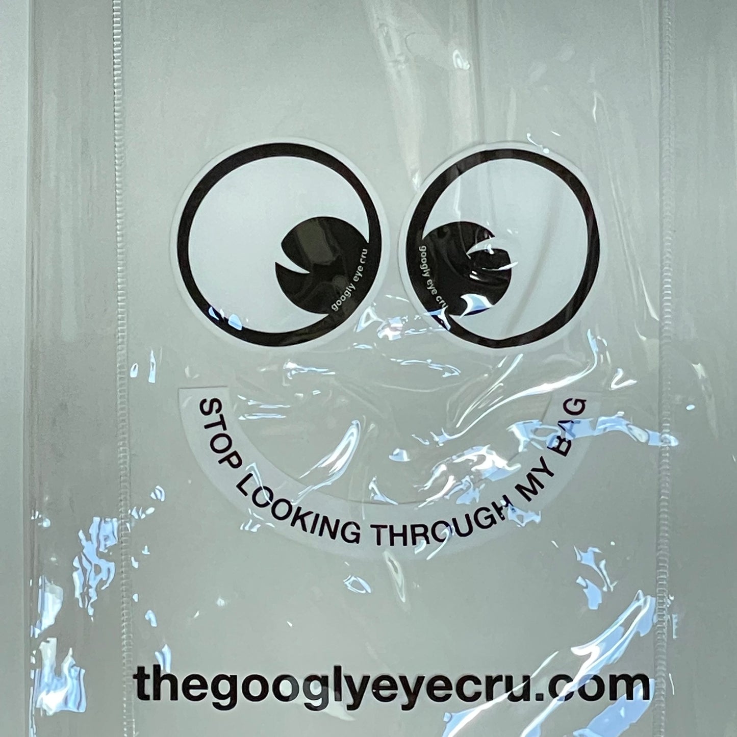BAG SMALL Clear reusable biodegradable PVC bag