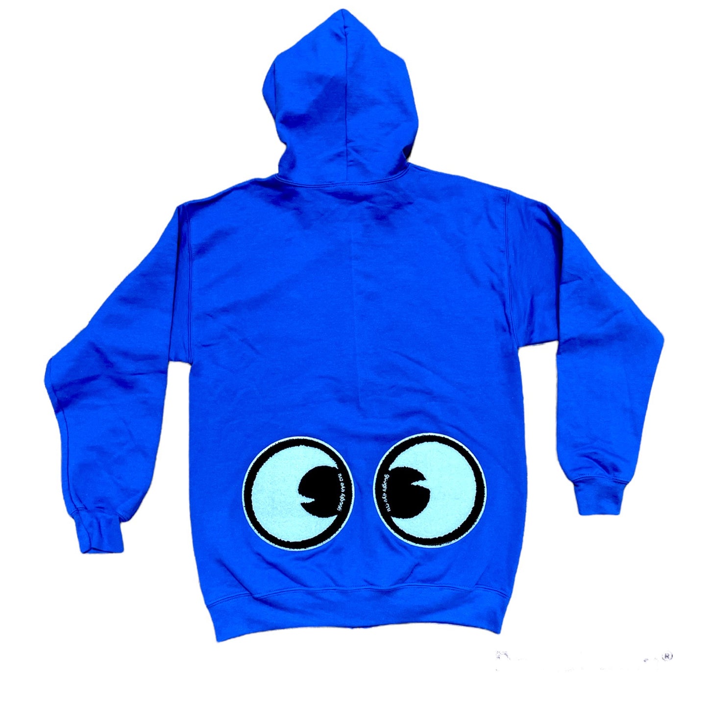 SWEATSHIRT: Googly Eye Cru Full Zip Hood