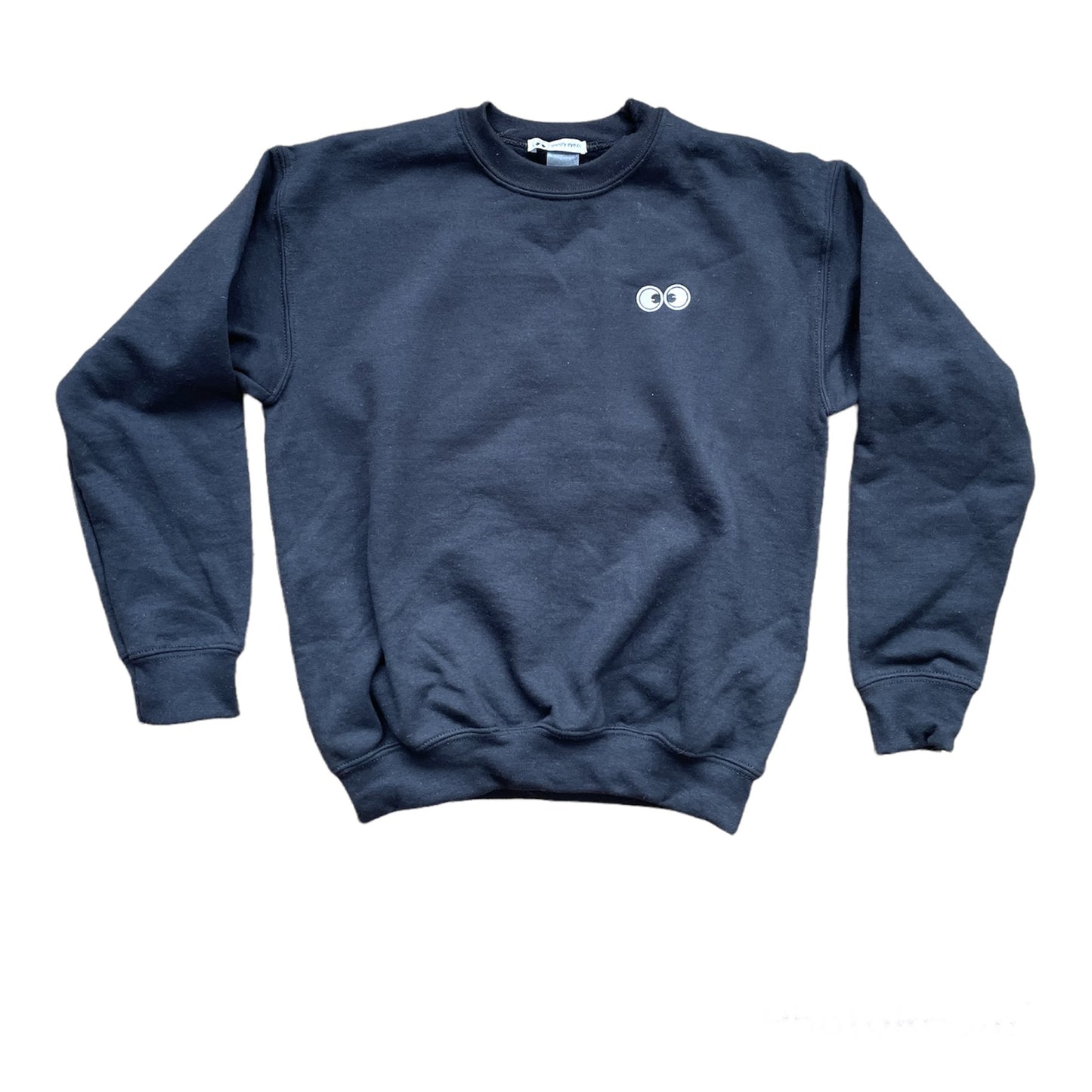 SWEATSHIRT: Googly Eye Cru BIG EYES CRU NECK