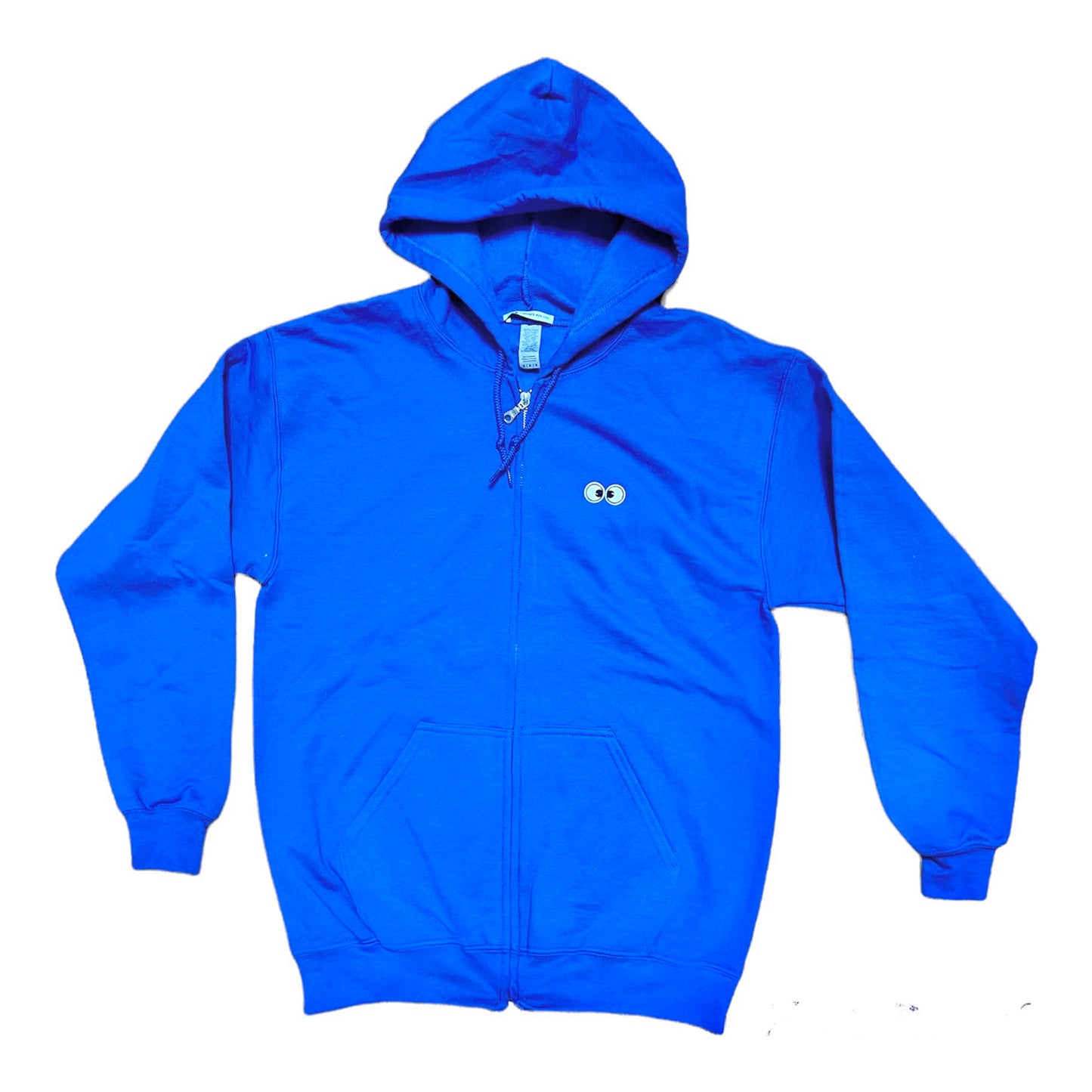 SWEATSHIRT: Googly Eye Cru Full Zip Hood