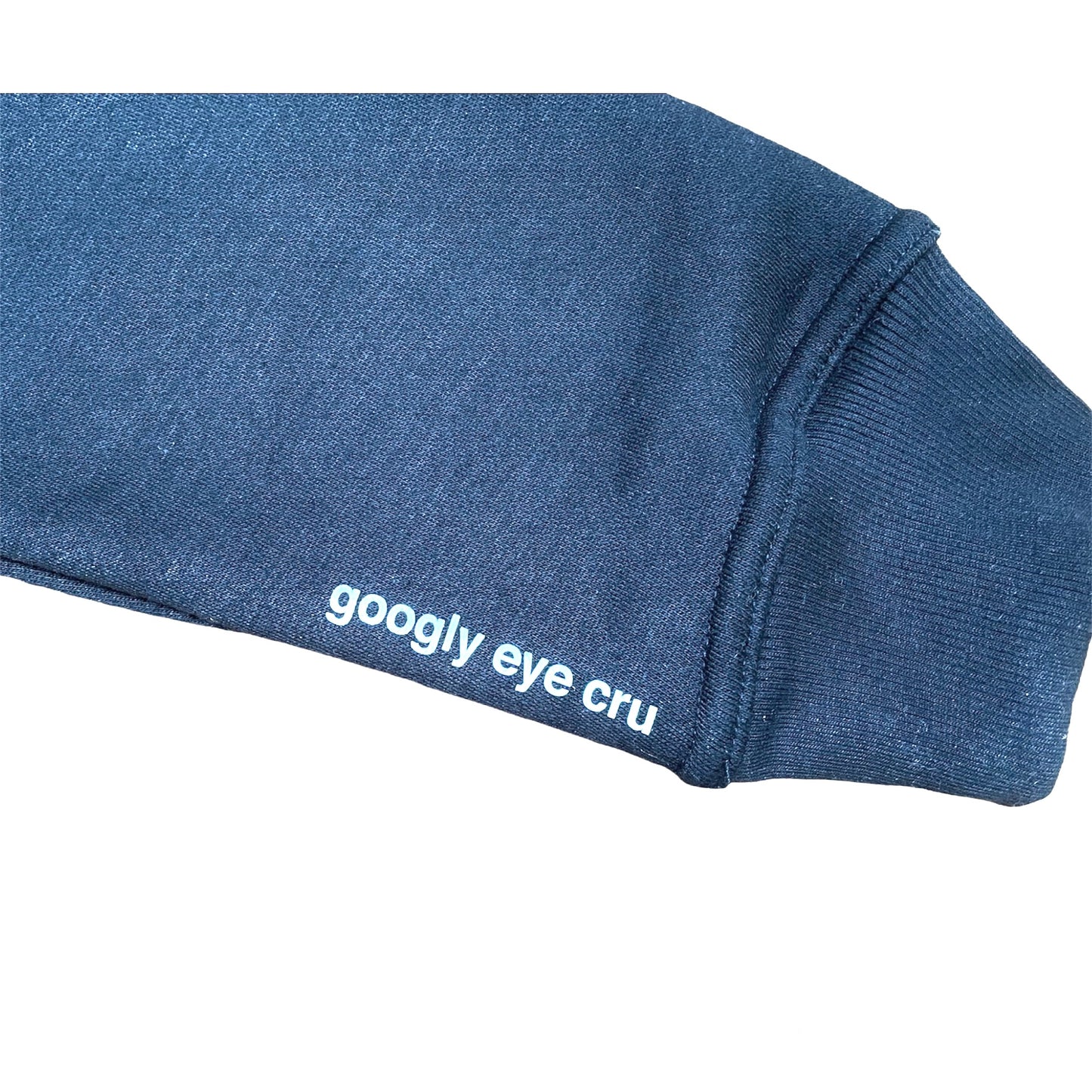 SWEATSHIRT: Big Chenille Eyes Pull over hood