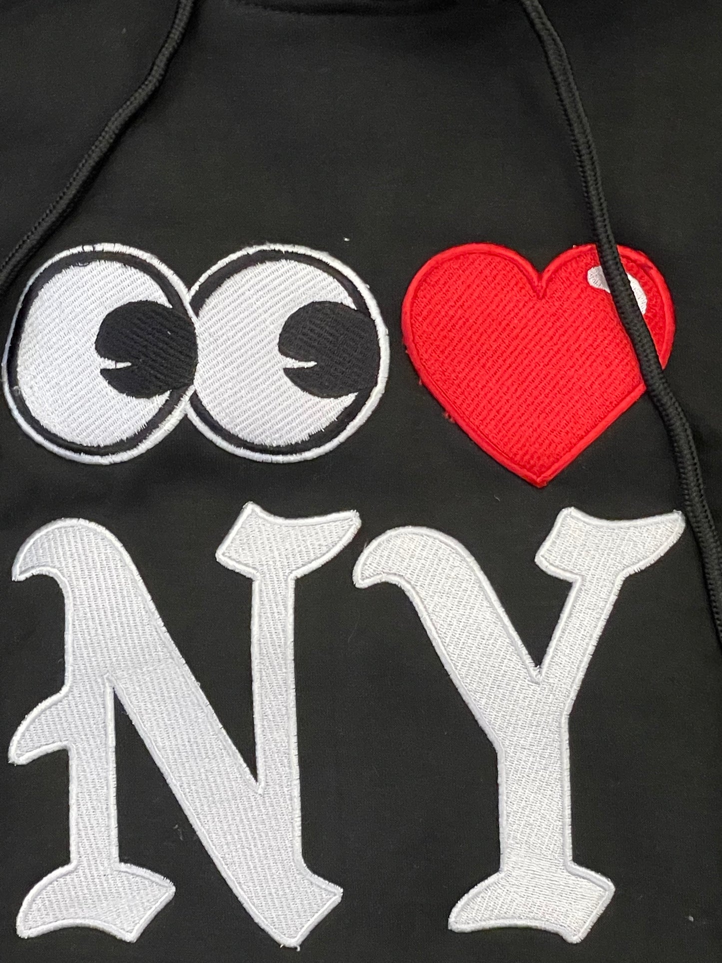 SWEATSHIRT: Eye heart NY Pull over hood