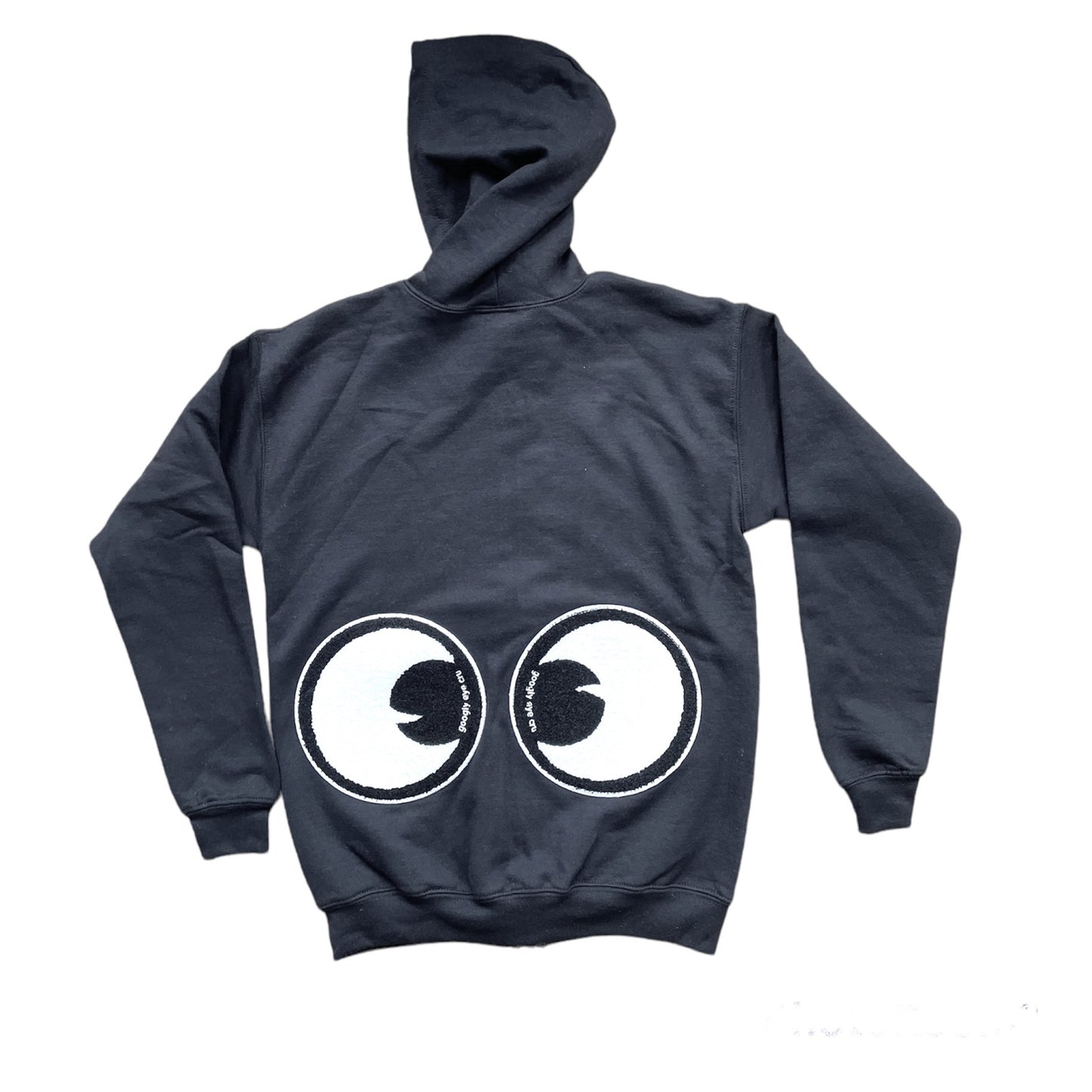 SWEATSHIRT: Googly Eye Cru Full Zip Hood