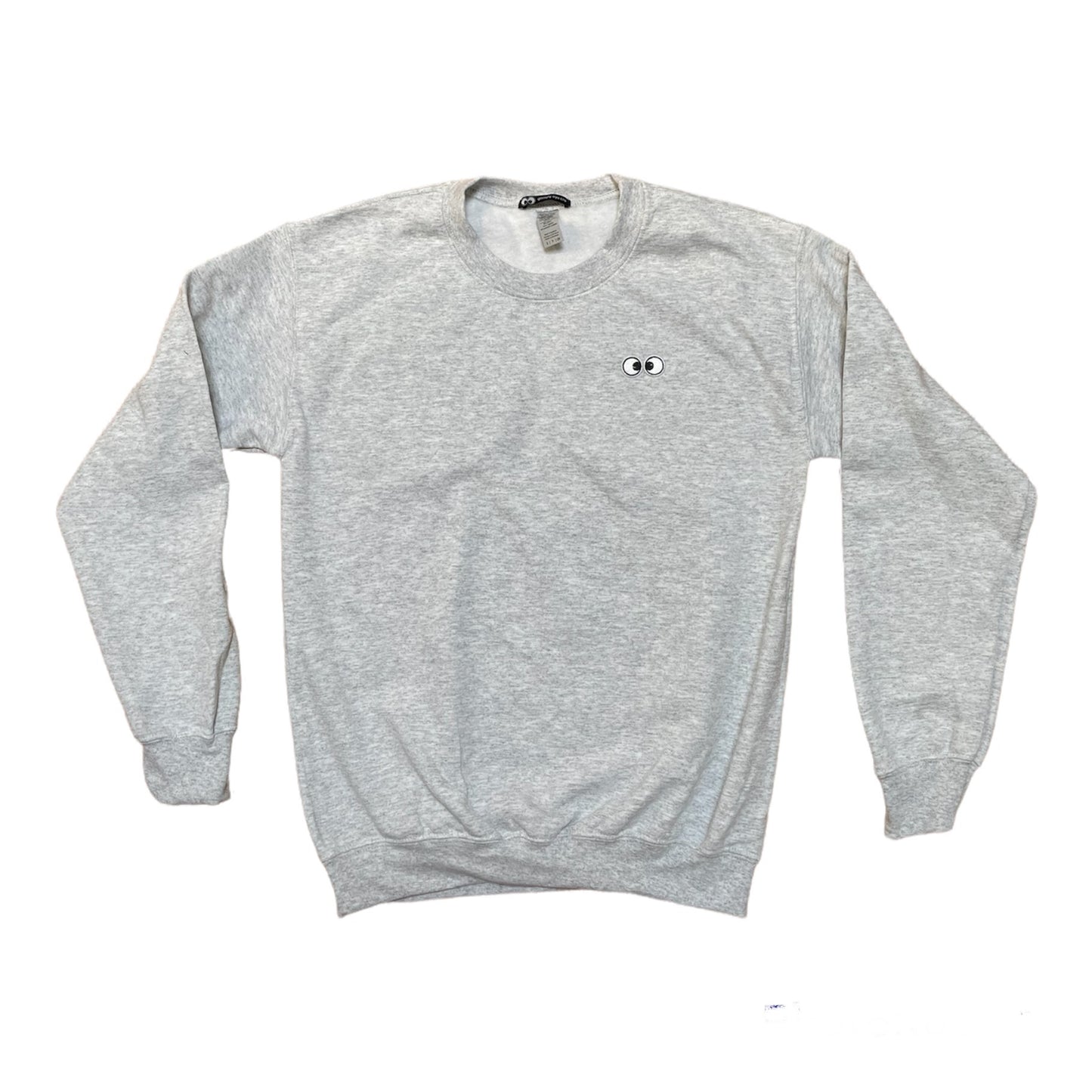 SWEATSHIRT: Googly Eye Cru BIG EYES CRU NECK