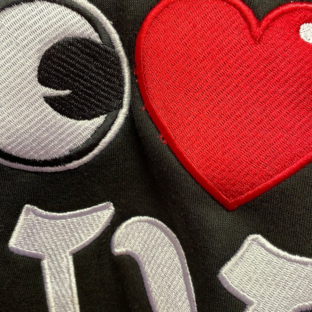SWEATSHIRT: Eye heart NY Pull over hood