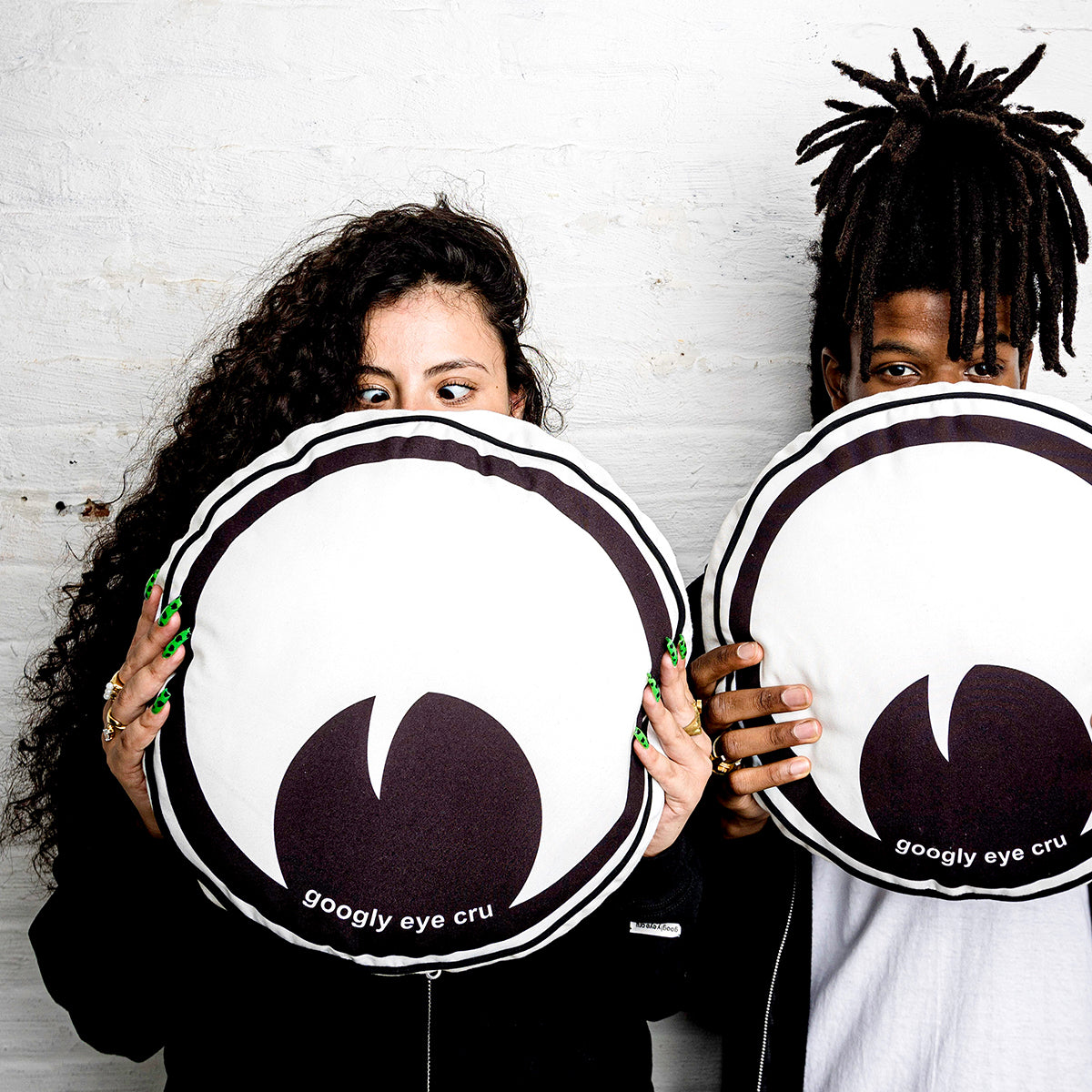 PILLOW: Googly Eye Cru Pillow
