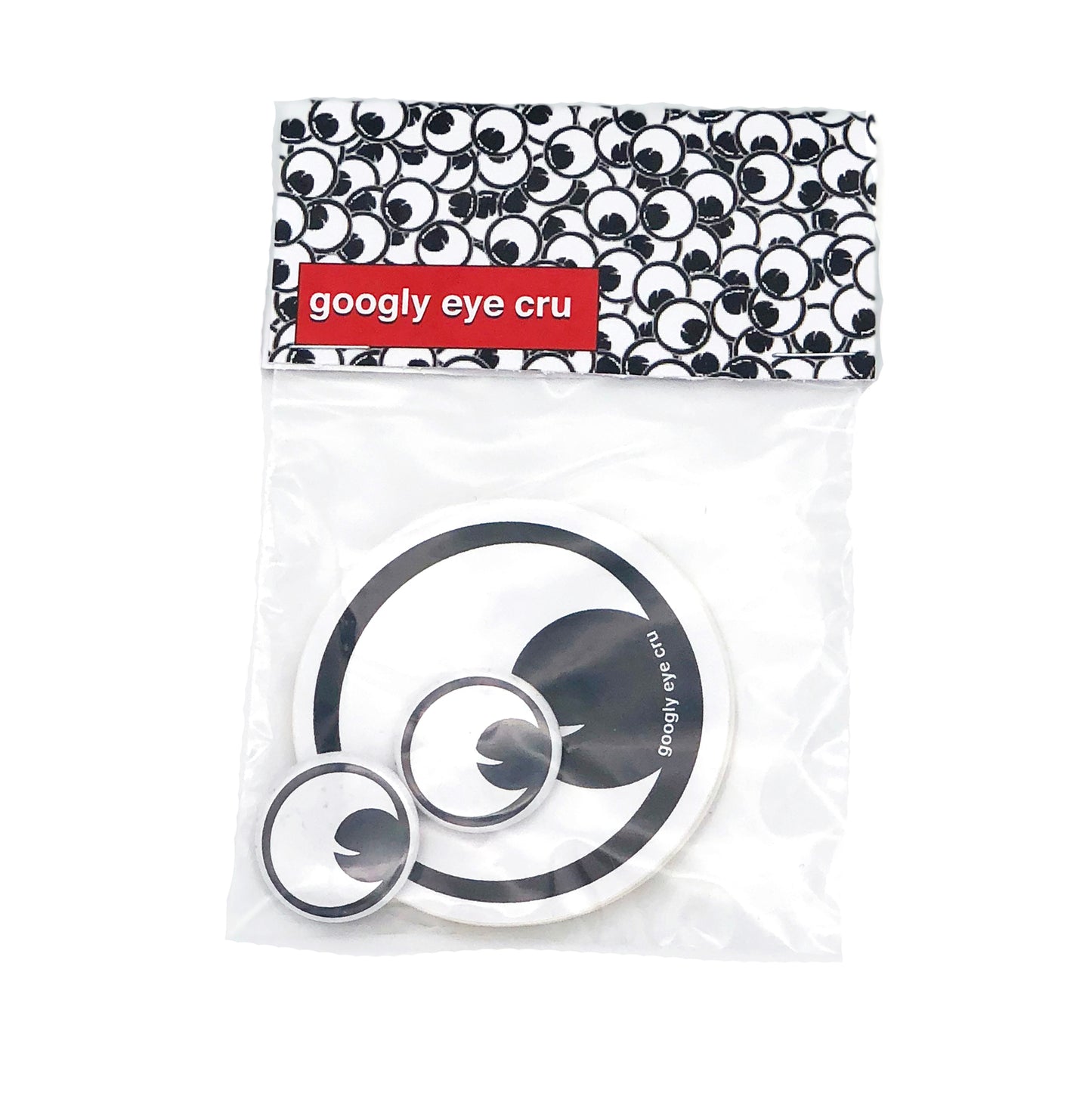 Sticker + Pin Pack: WHITE