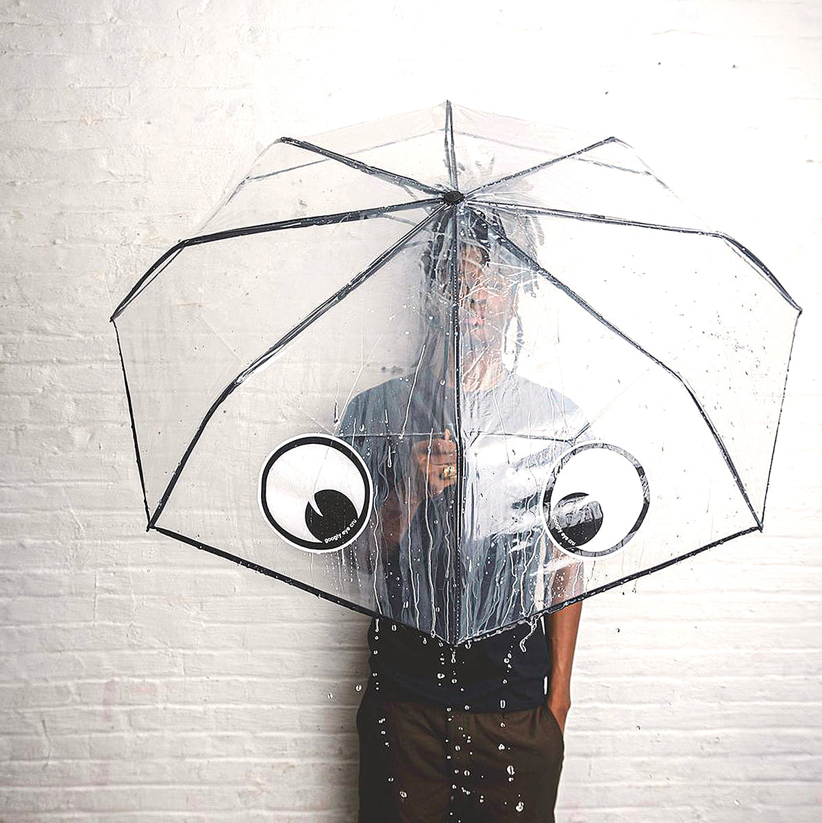 UMBRELLA: Googly Eye Cru Clear Umbrella
