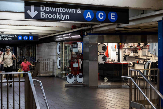 GOOGLY EYE CRU HAS LANDED AT PORT AUTHORITY SUBWAY