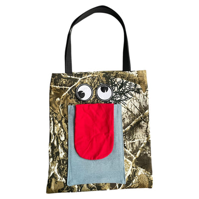 Real Tree Tote w/ eyes & hidden tongue