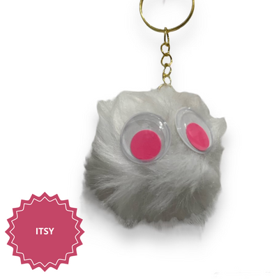 Pom Pom Keychain