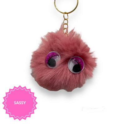 Pom Pom Keychain