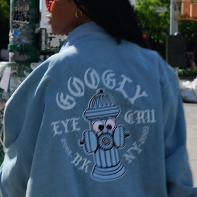 JACKET: Denim Eye Love NY Stadium Jacket