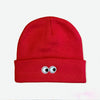 HAT: Googly Eye Cru Acrylic Beanie