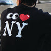 SWEATSHIRT: Eye Love NY Oversized Cru Neck