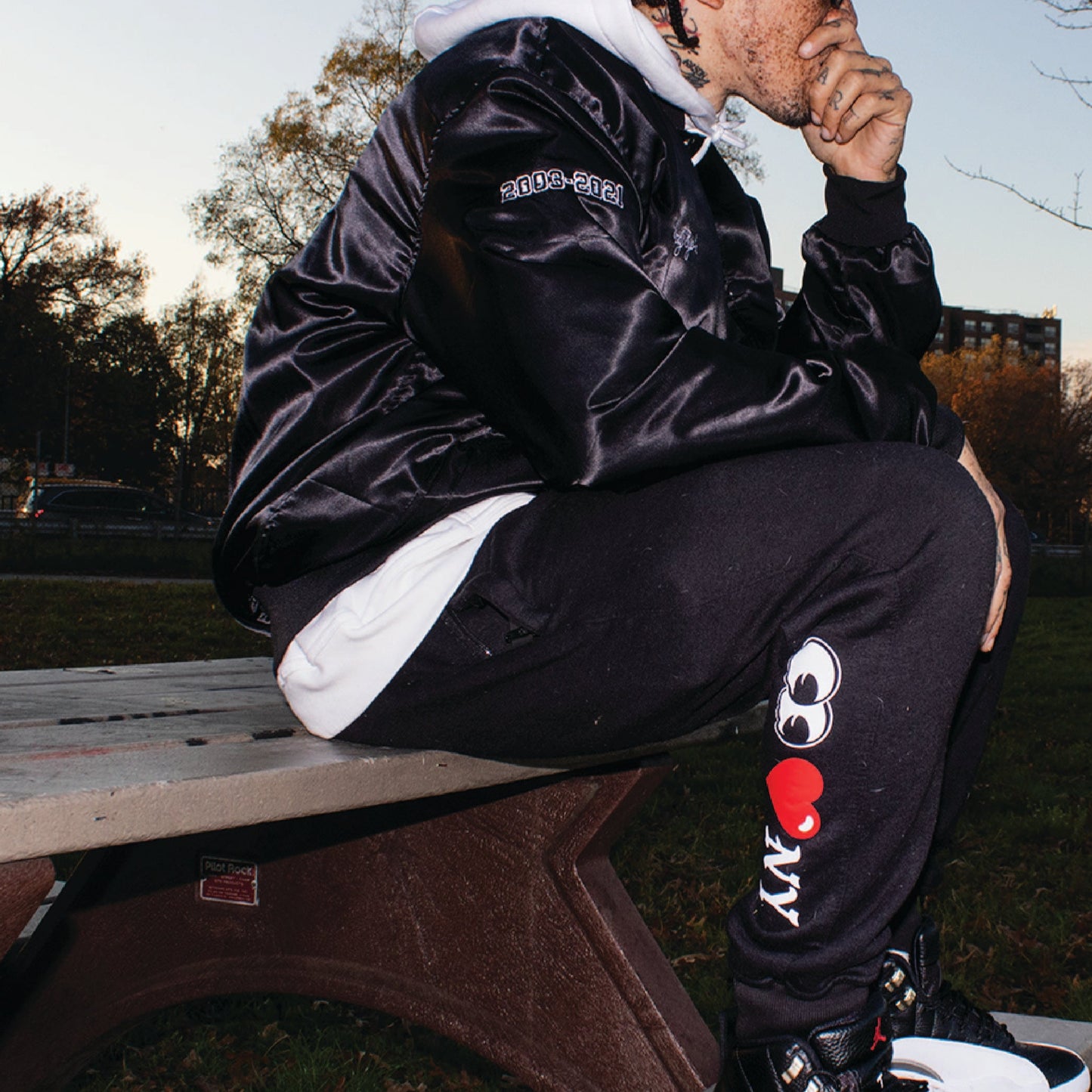 PANT: Eye Love NY Jogger sweatpant