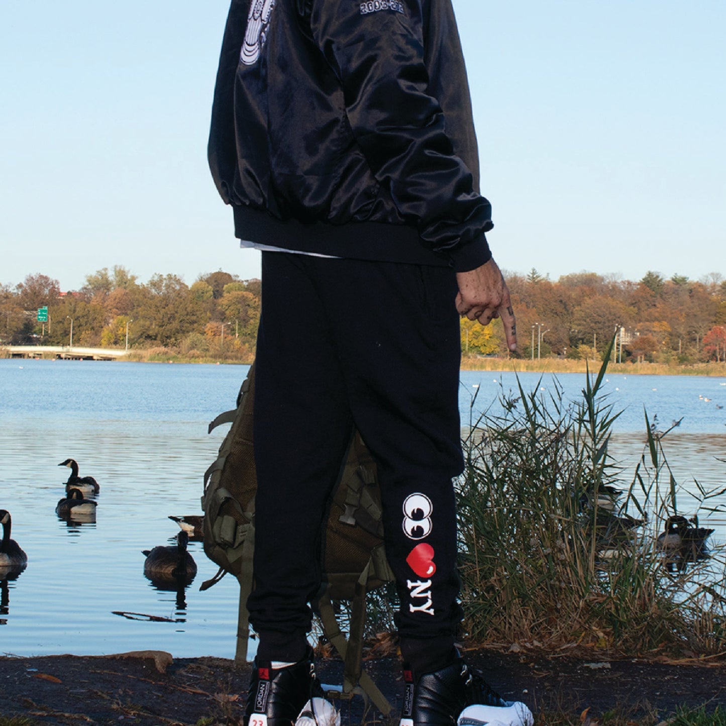 PANT: Eye Love NY Jogger sweatpant