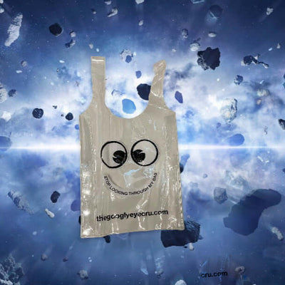BAG SMALL Clear reusable biodegradable PVC bag