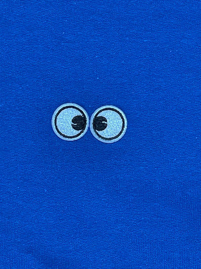 SWEATSHIRT: Googly Eye Cru Full Zip Hood